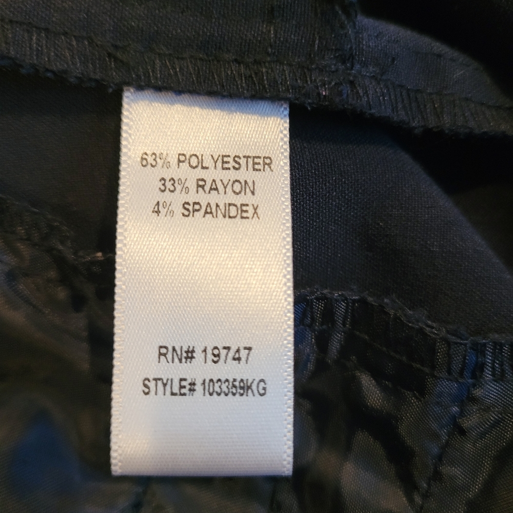 Counterparts navy blue pants. Elastic waist. - Picture 6 of 11